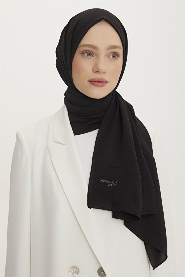 Women's Black Jazz Shawl - Comfortable Cotton - Poly Blend - TryAladdin