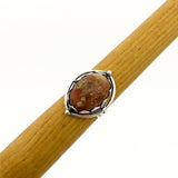 Women's Bloodstone Minimalist Ring