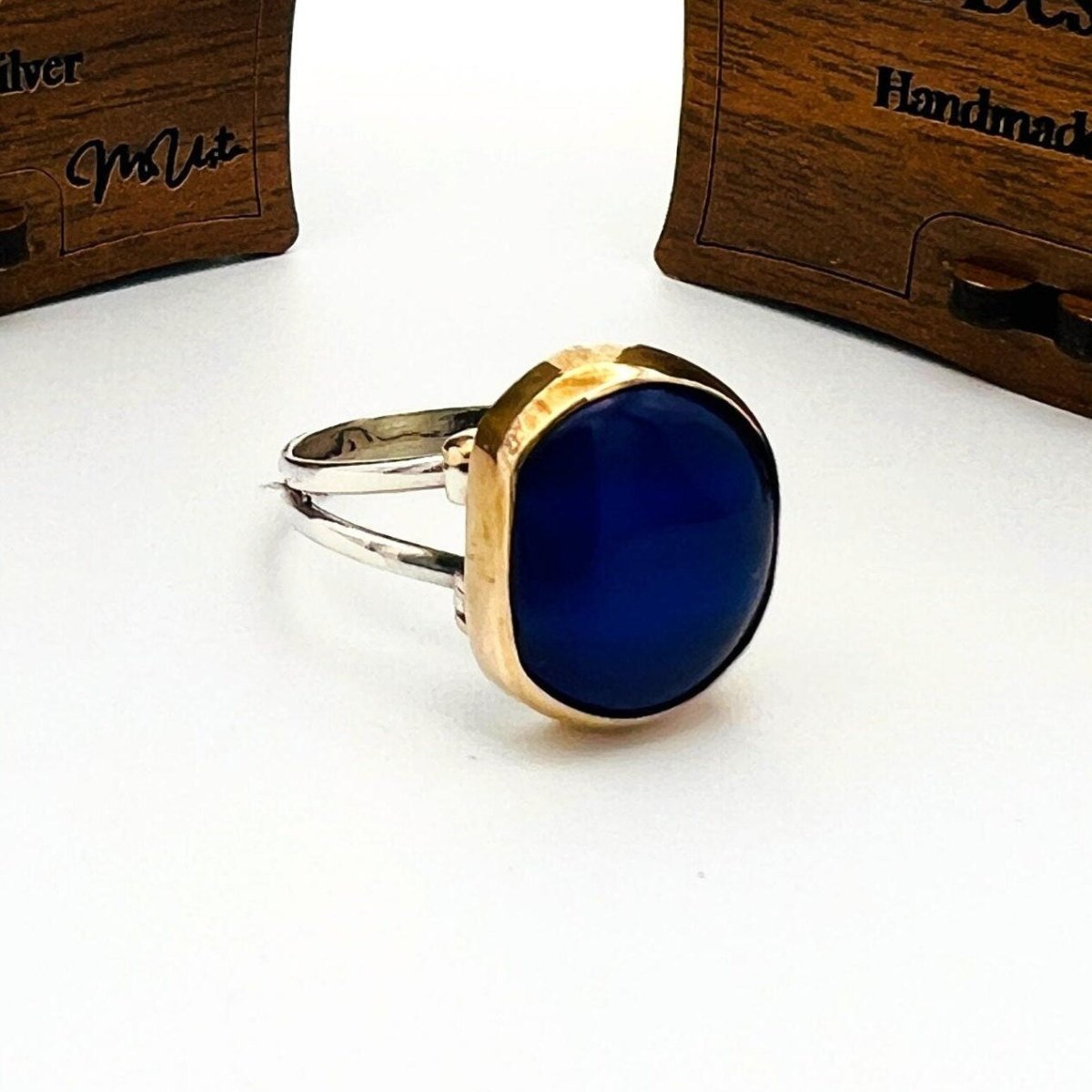 Women's Blue Sapphire Stone Ring - TryAladdin