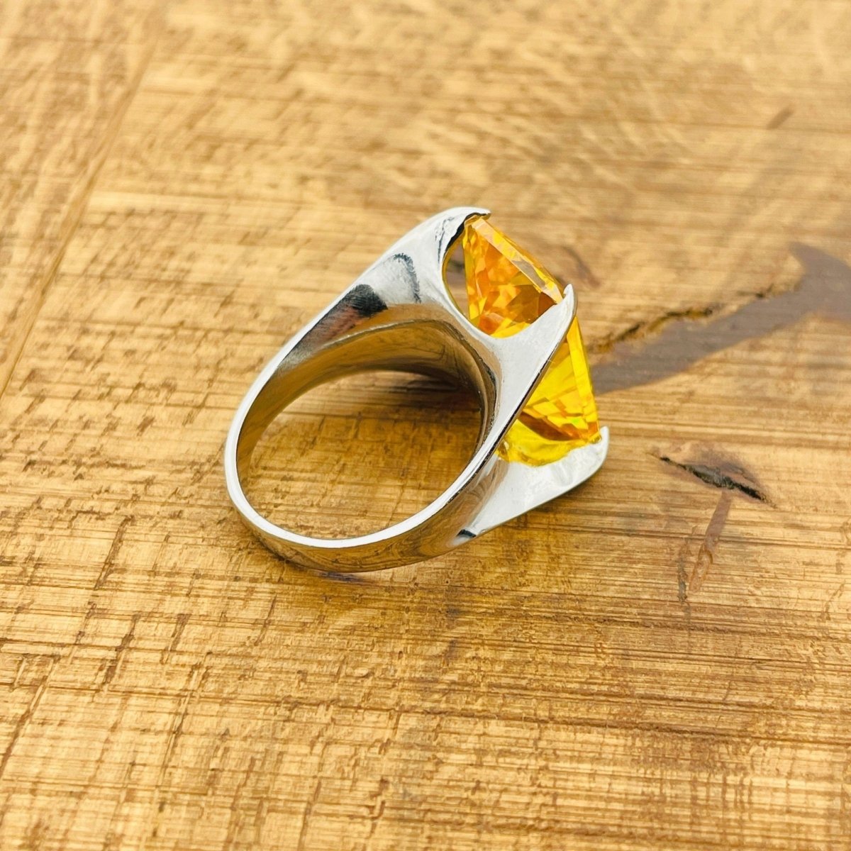 Women's Citrine Stacking Ring