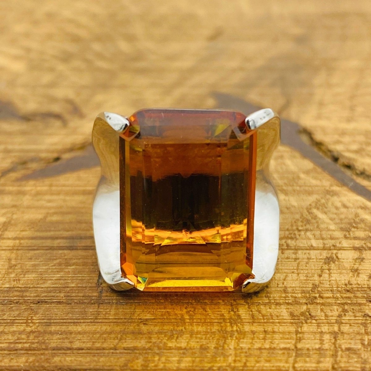 Women's Citrine Stacking Ring