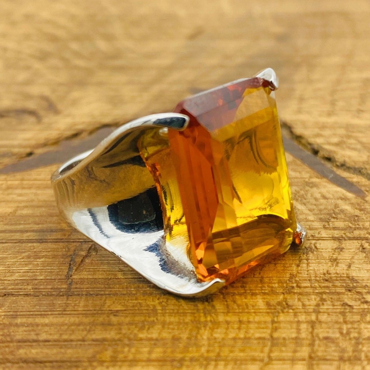 Women's Citrine Stacking Ring