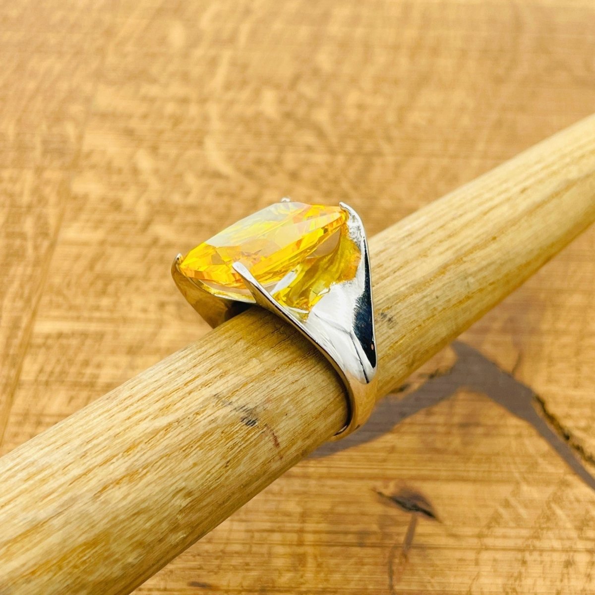 Women's Citrine Stacking Ring