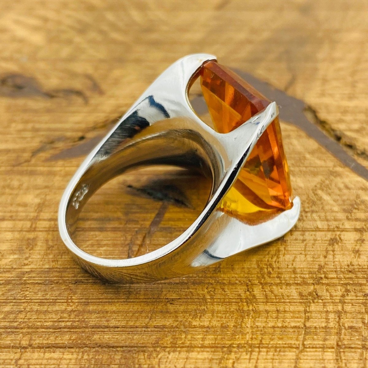 Women's Citrine Stacking Ring