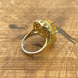 Women's Citrine Sterling Silver Ring