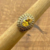 Women's Citrine Sterling Silver Ring