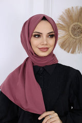 Women's Cotton Cazz Shawl - Dried Rose - TryAladdin