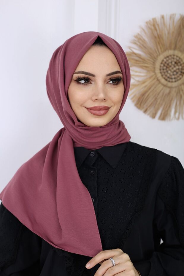 Women's Cotton Cazz Shawl - Dried Rose - TryAladdin