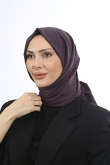 Women's Cotton Crinkle Shawl - Plum for Stylish Comfort - TryAladdin