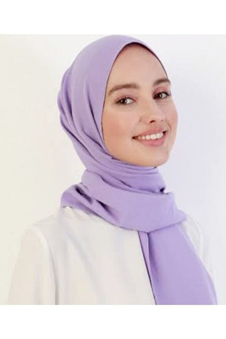Women's Cotton Jazz Shawl - Light Lilac - TryAladdin