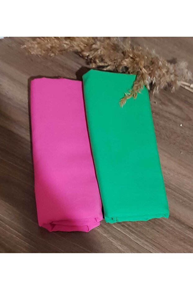 Women's Cotton Jazz Shawl Set - 2 - Pack Green & Pink - TryAladdin