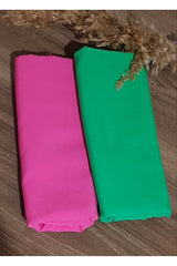 Women's Cotton Jazz Shawl Set - 2 - Pack Green & Pink - TryAladdin