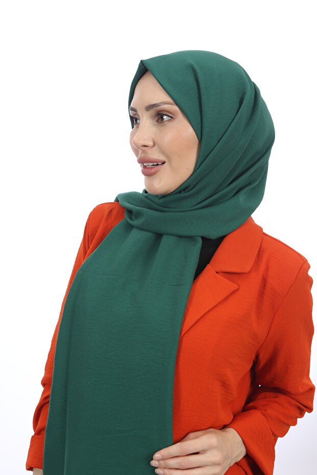 Women's Emerald Cotton Crush Jazz Shawl - TryAladdin
