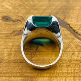 Women's Genuine Emerald Stacking Ring