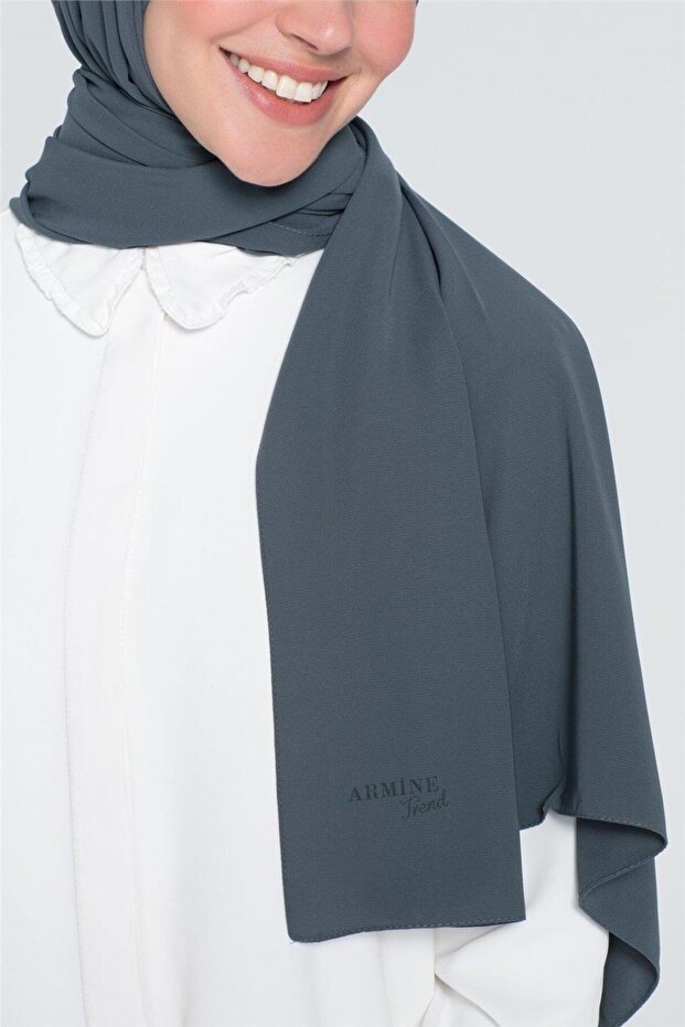 Women's Grey Medina Silk Blend Shawl - TryAladdin