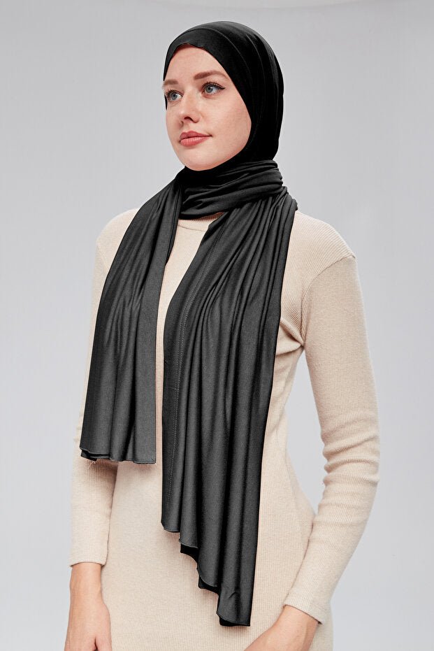 Women's Instant Jersey Hijab Scarf - Easy - Wear - TryAladdin