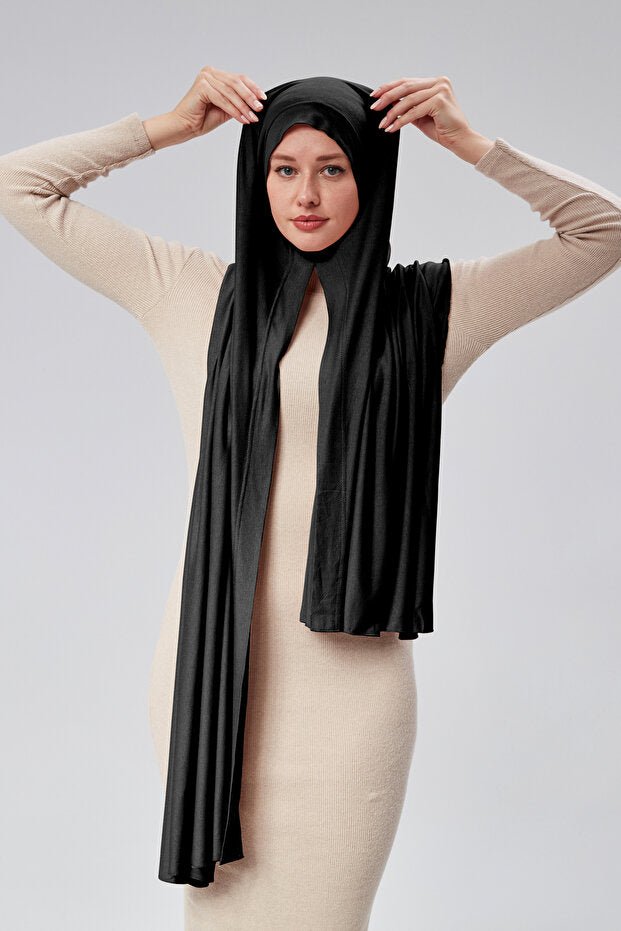 Women's Instant Jersey Hijab Scarf - Easy - Wear - TryAladdin