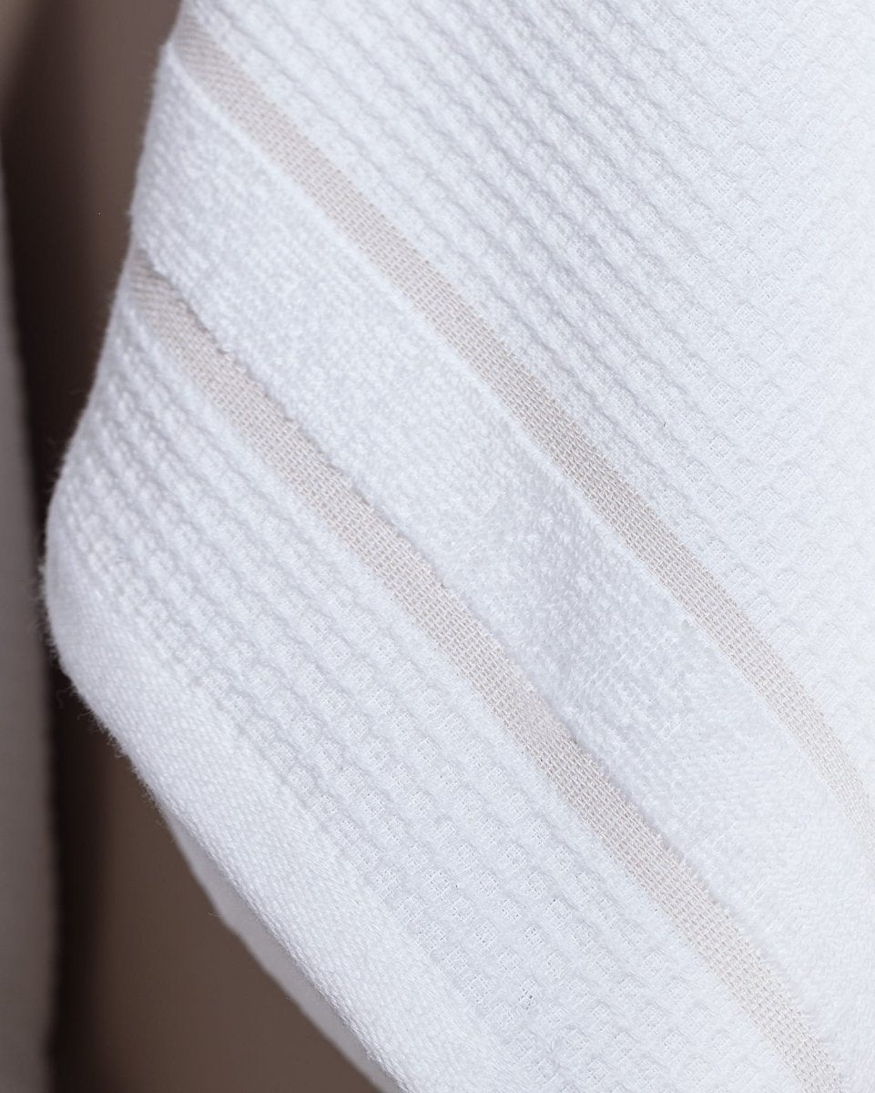 Women's Luxury Plush 100% Cotton Bathrobe Set - White - TryAladdin
