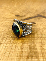 Women's Mystic Topaz Silver Ring