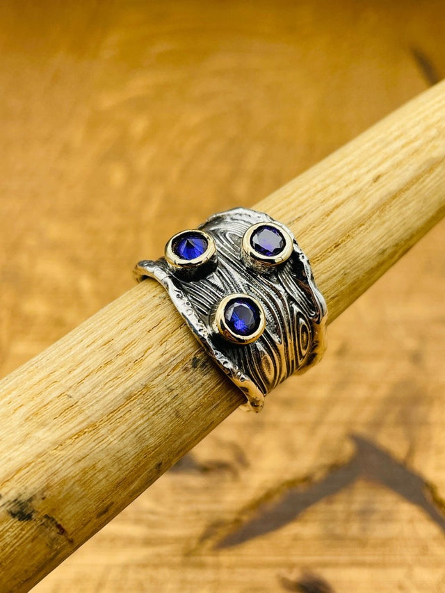 Women's Purple Amethyst Multi Stone Ring