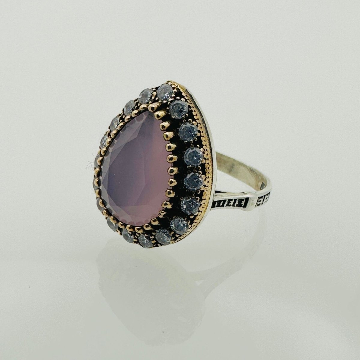 Women's Quartz Silver Ring