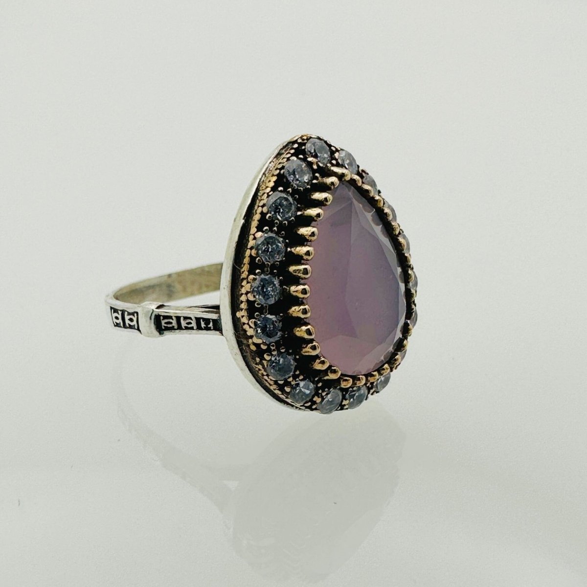 Women's Quartz Silver Ring