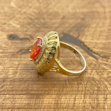 Women's Ruby Sterling Silver Ring