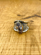 Women's Zircon Silver Ring