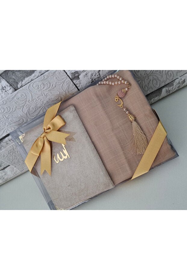 Yasin Shawl & Pearl Tasbih Gift Set - TryAladdin