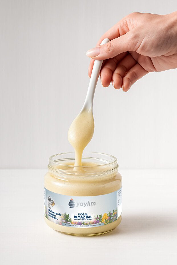 Yaylim Premium Natural White Honey - 350g - TryAladdin
