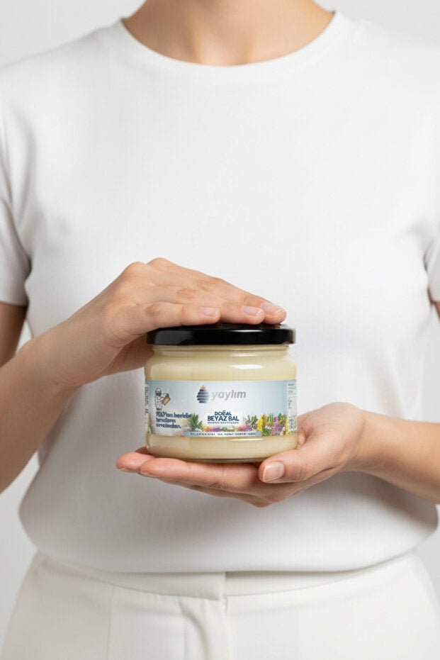 Yaylim Premium Natural White Honey - 350g - TryAladdin