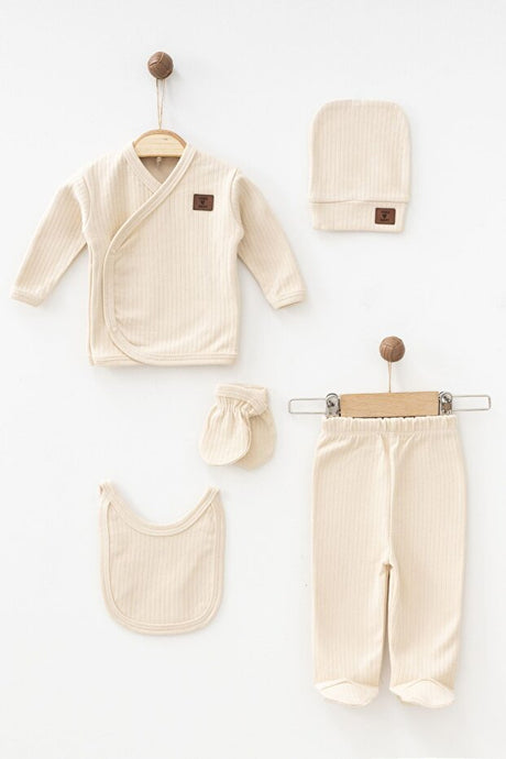 Yukobaby Premium 100% Cotton 5 - Piece Newborn Hospital Exit Set - ZLM4205 - TryAladdin