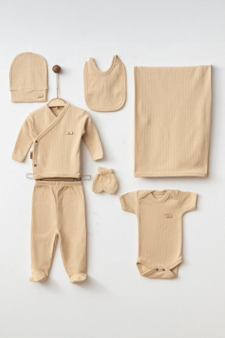 Yukobaby Premium Newborn Hospital Layette Bodysuit Set - 7 - Piece - TryAladdin