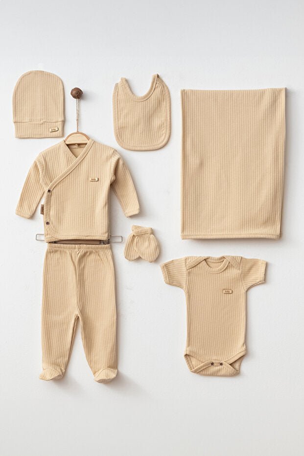 Yukobaby Premium Newborn Hospital Layette Bodysuit Set - 7 - Piece - TryAladdin