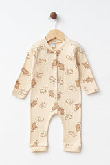 Yukobaby Premium Soft Cotton Hug Bear Romper - 3 - 9 Months - TryAladdin