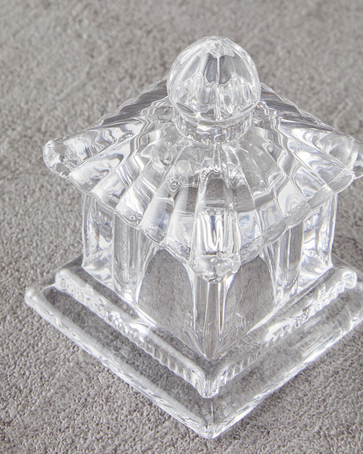 Elegant Clear Glass Salt Pepper Shaker Set Professional Kitchenware