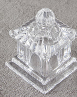 Elegant Clear Glass Salt Pepper Shaker Set Professional Kitchenware