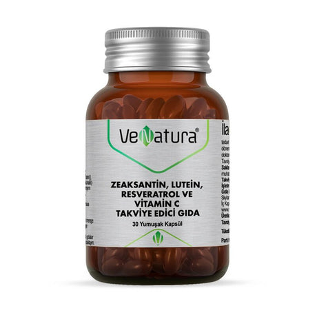 Zeaxanthin, Lutein & Resveratrol with Vitamin C - Antioxidant Soft Capsules - TryAladdin