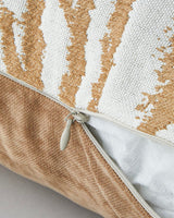 Premium Zebra Pattern Decorative Pillow - Light Brown