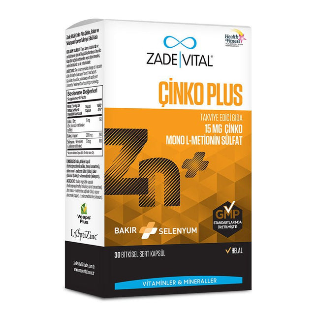 Zinc, Copper & Selenium Complex - Advanced Immune Support Vegan Capsules - TryAladdin