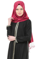 Zippered Black Prayer Dress - TryAladdin