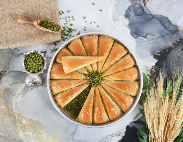 Asi | Carrot Slice Baklava with Pistachio Tray