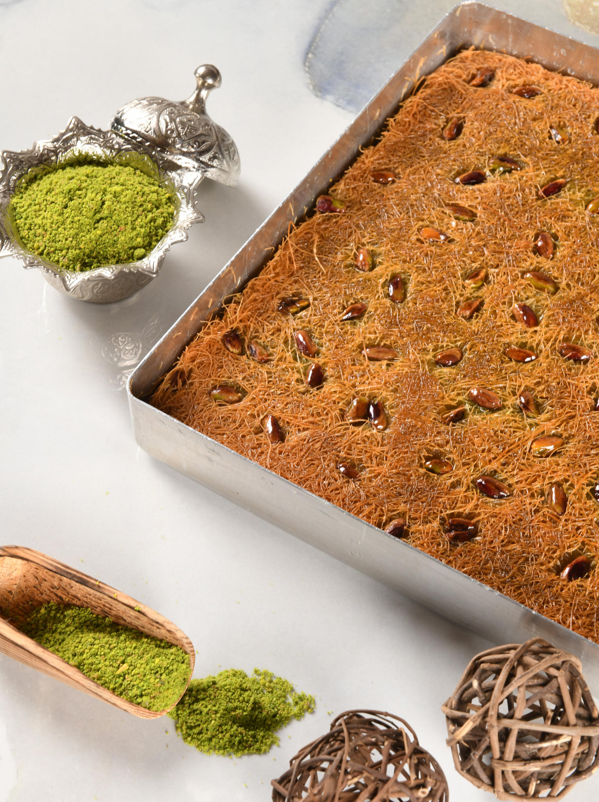 Asi | Pistachio Kadayif Tray