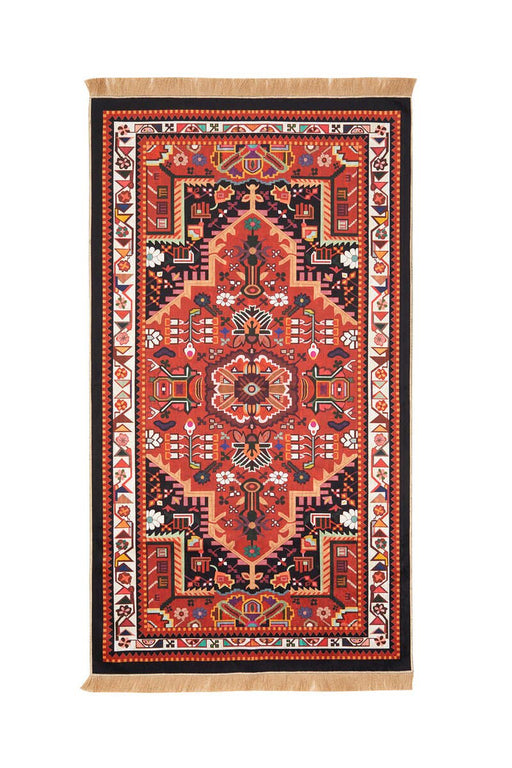 Bursa Ipek | Black Velvet Carpet Prayer Rug