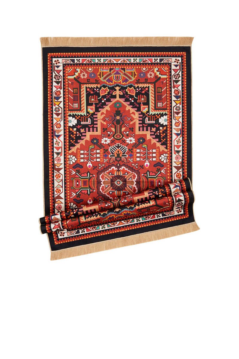 Bursa Ipek | Black Velvet Carpet Prayer Rug