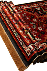 Bursa Ipek | Black Velvet Carpet Prayer Rug