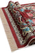 Bursa Ipek | Burgundy Velvet Carpet Prayer Rug Bursa Ipek Prayer Rug