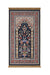 Bursa Ipek | Dark Navy Blue Velvet Carpet Prayer Rug Bursa Ipek Prayer Rug