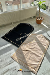 Hicazavm | Double Prayer Rug Set With Heart