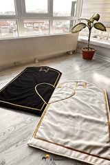 Hicazavm | Double Prayer Rug Set With Heart